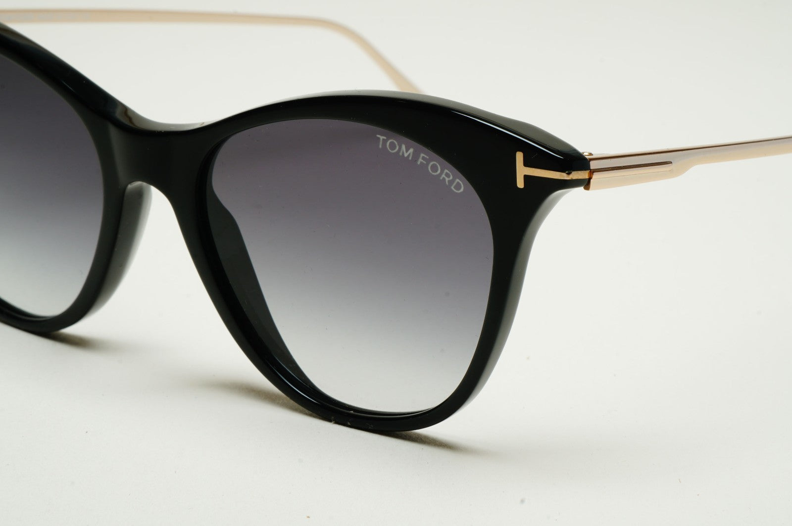 Tom Ford Sunglasses Micaela Black Gold Grey Smoke FT0662 TF 662 01B 53mm