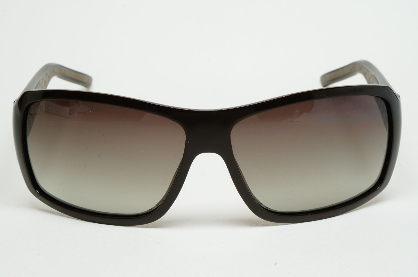 Gucci Sunglasses 2007 Vintage Dark Brown Wrap Gradient GG 1012/S COKDB 140325