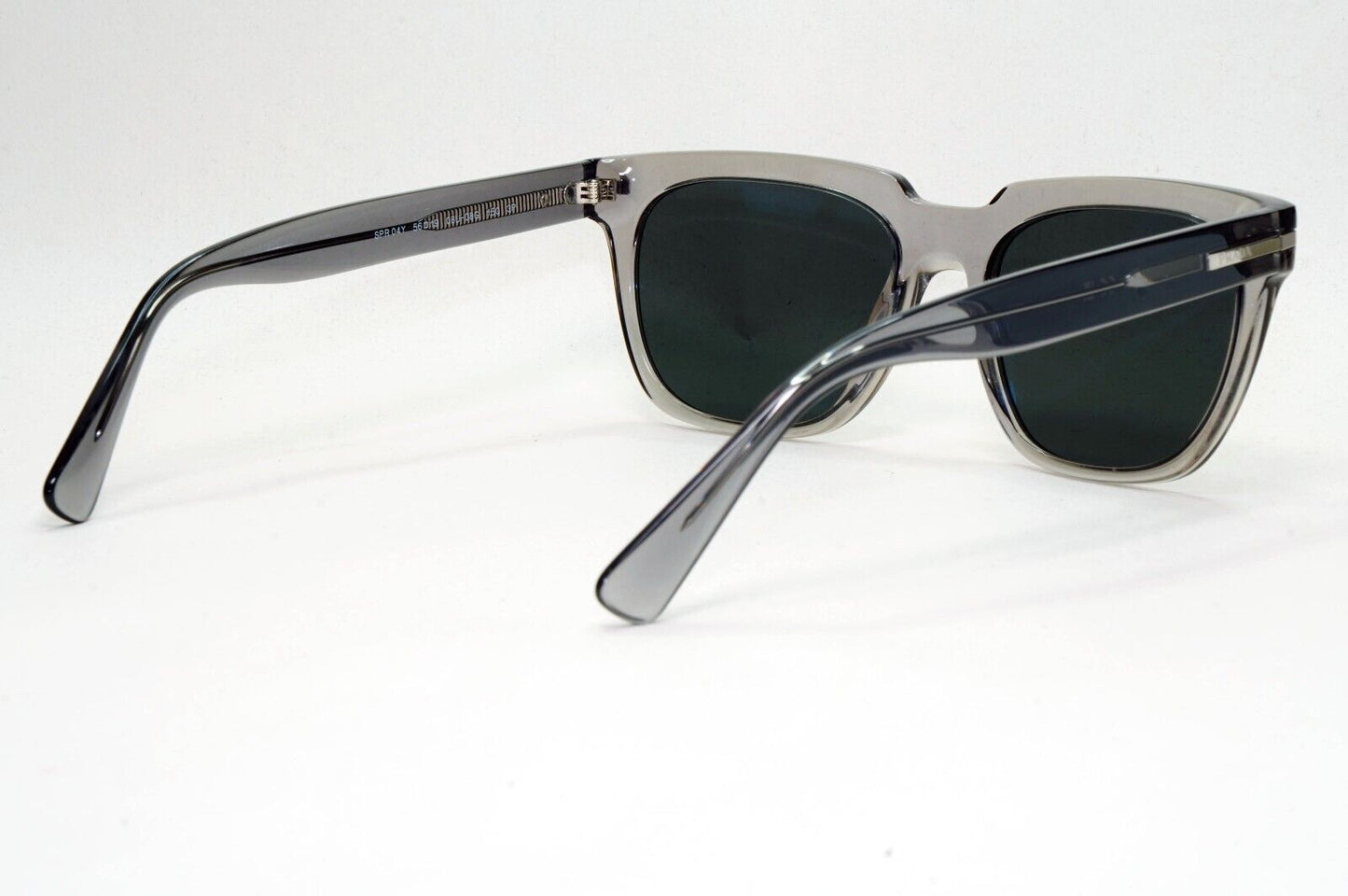 Prada Sunglasses Glass Polarized Transparent Grey PR04YS SPR 04Y 08U-08G 141024