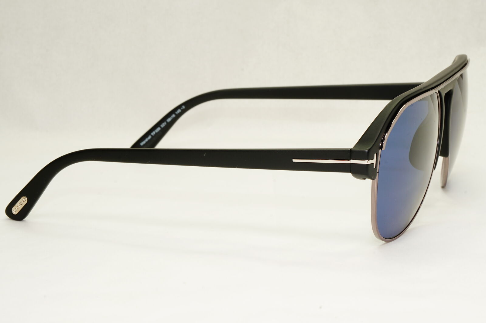 Tom Ford Sunglasses Marshall Black Blue Pilot FT0929 TF 929 Marshall 02V