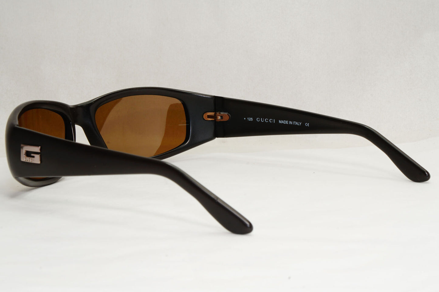 Gucci Sunglasses 1998 Vintage Dark Brown Wrap Retro GG 1178/S 8VC 130224