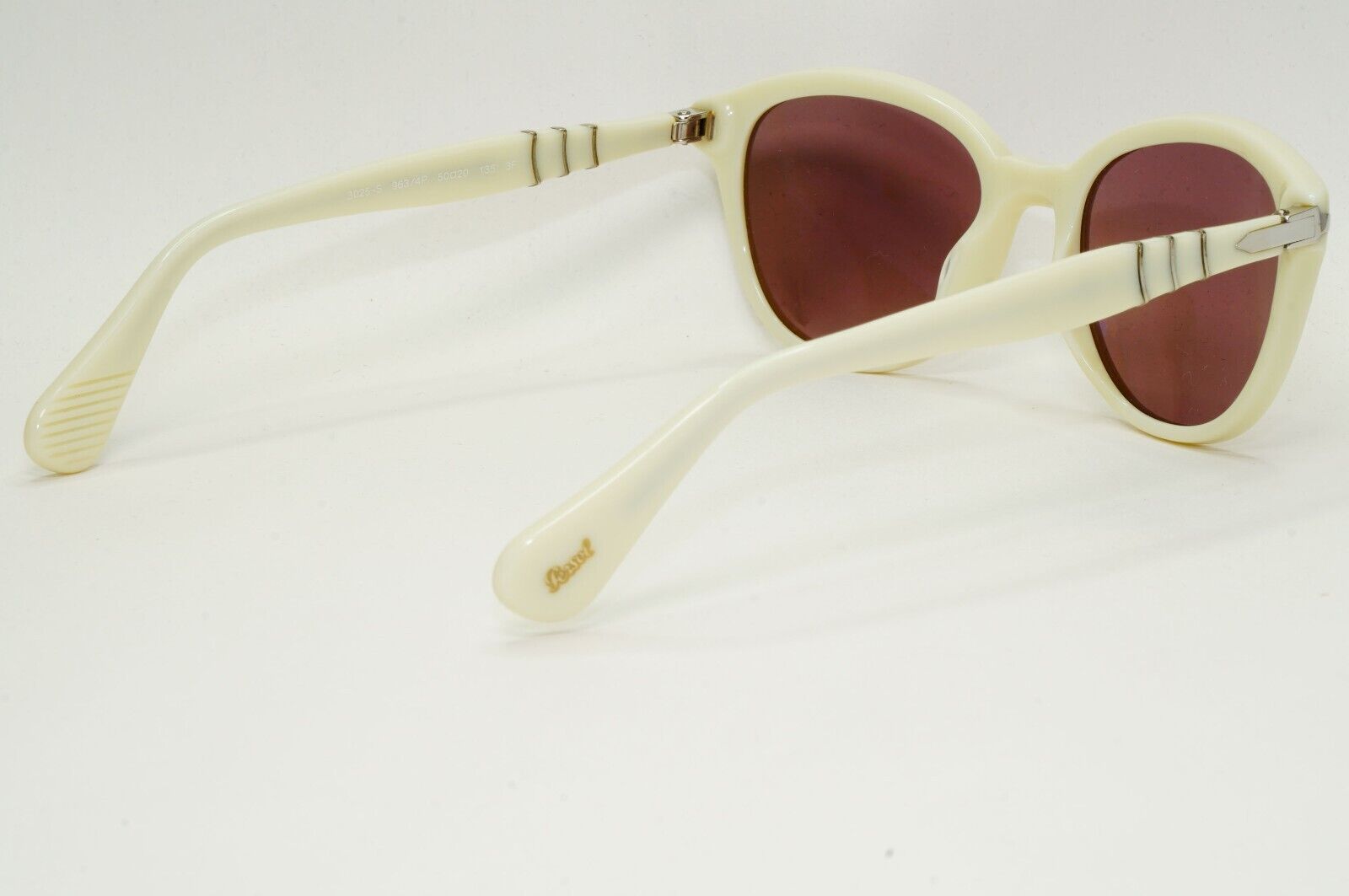 Persol Sunglasses 2012 Capri White Photochromatic Ivory 3025-S 963/4P 50mm
