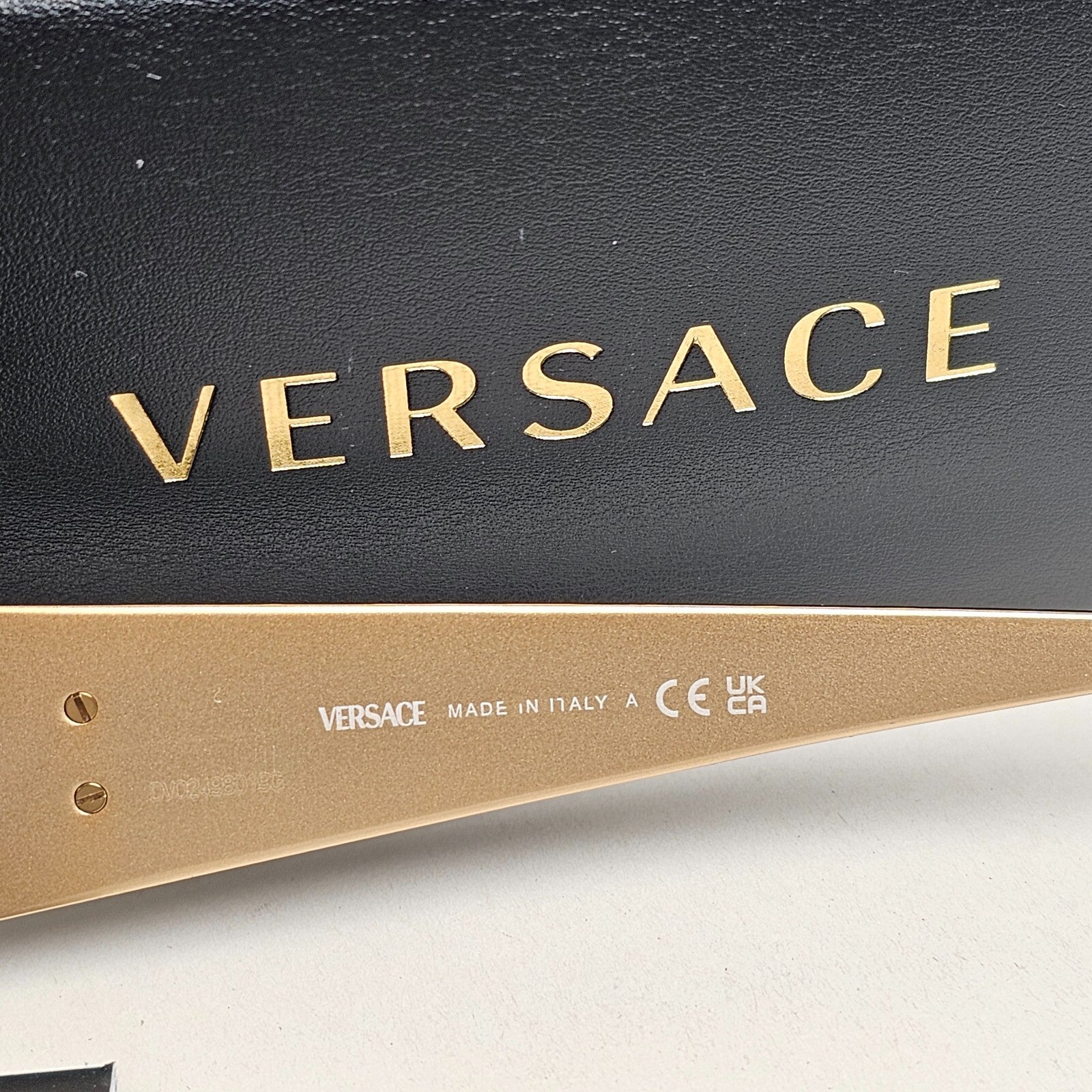 Versace Sunglasses Black Oval Gold La Medusa MOD VE 2263 1433/87 56mm [a]