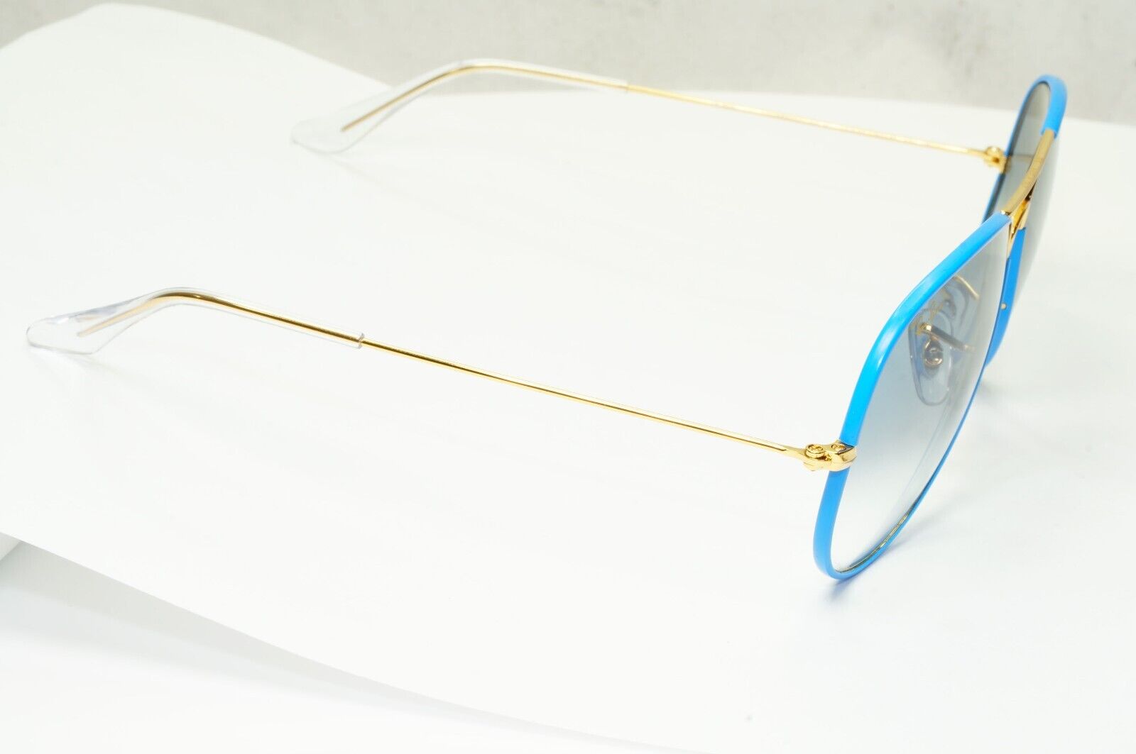 Ray-Ban Sunglasses Aviator Blue Gold Gradient RB 3025-JM Full Color 9196/3F 62mm