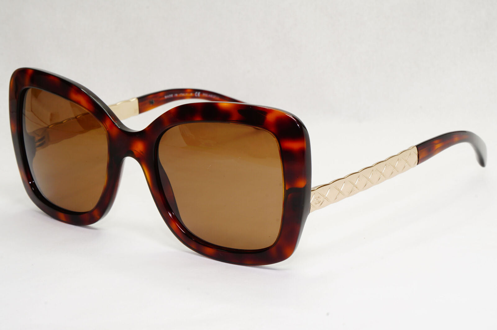 Chanel Sunglasses 2016 Brown Gold Tortoise Square 5370 c.1580/S9 140124