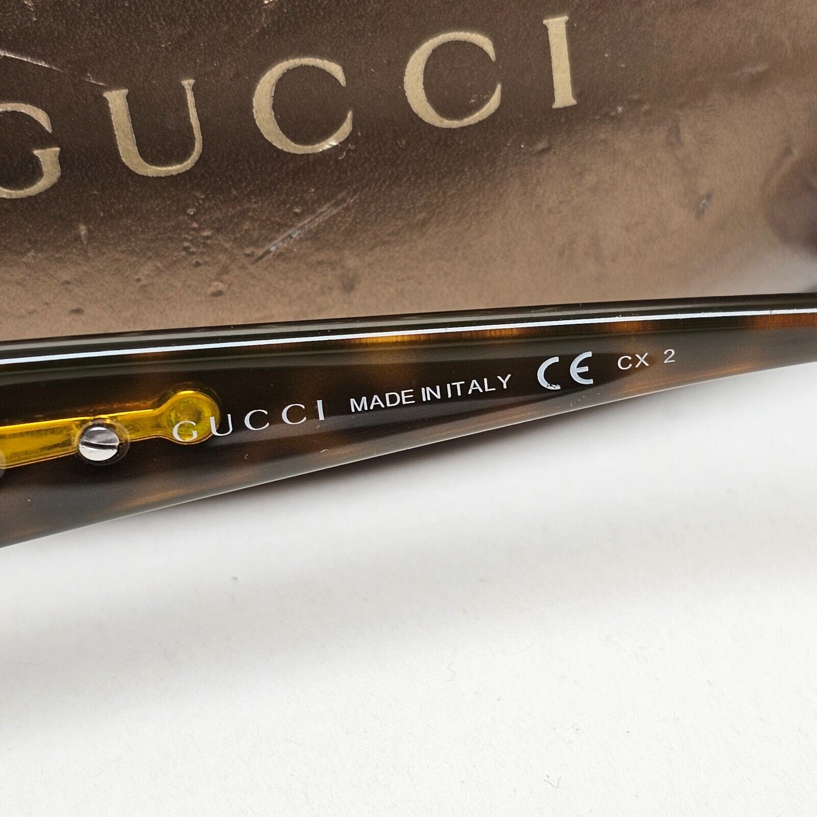 Gucci Sunglasses 2007 Vintage Brown Horsebit GG 3132/S 791CC 57mm 100225
