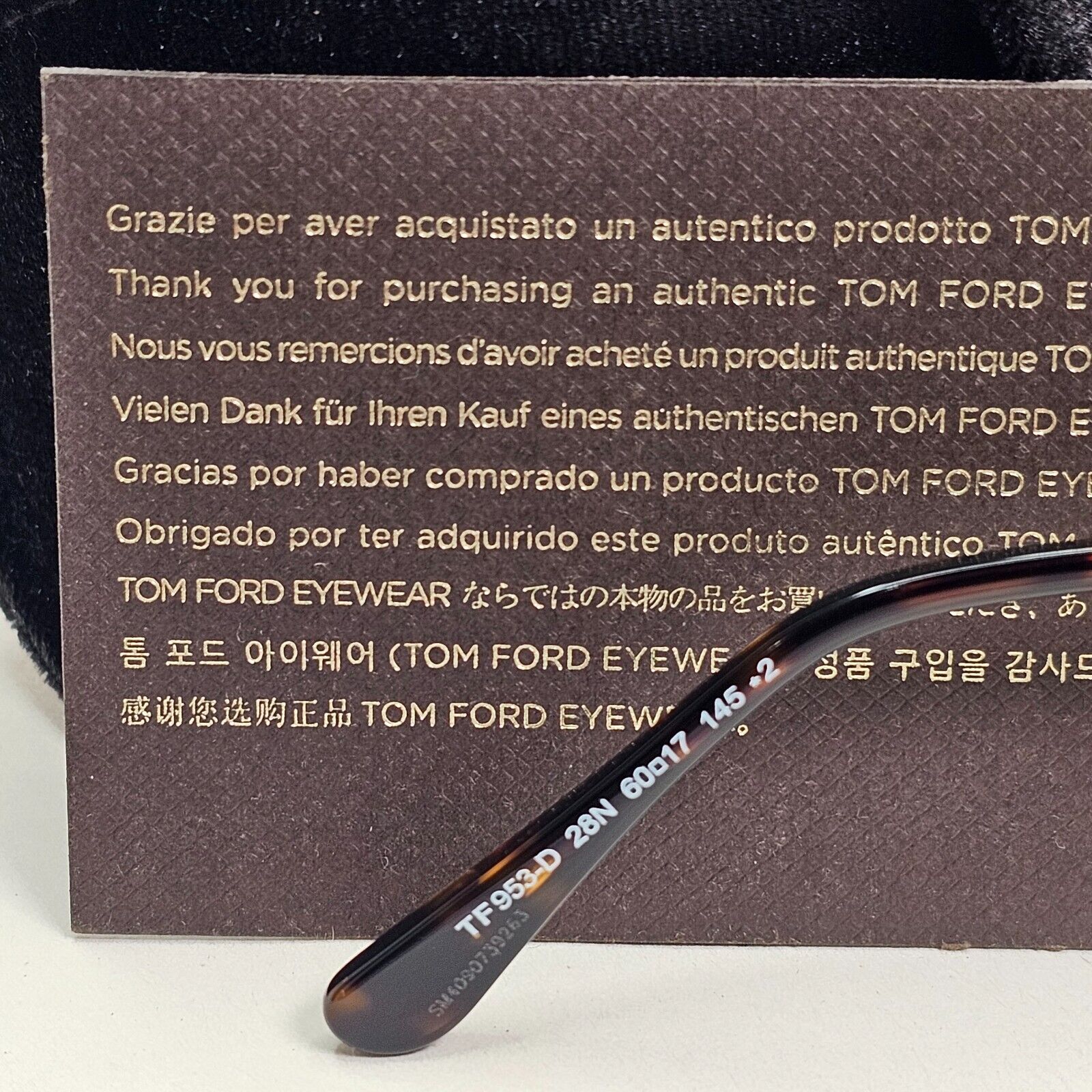Tom Ford Sunglasses Gold Green Metal Square FT0953-D TF 953-D 28N 60mm