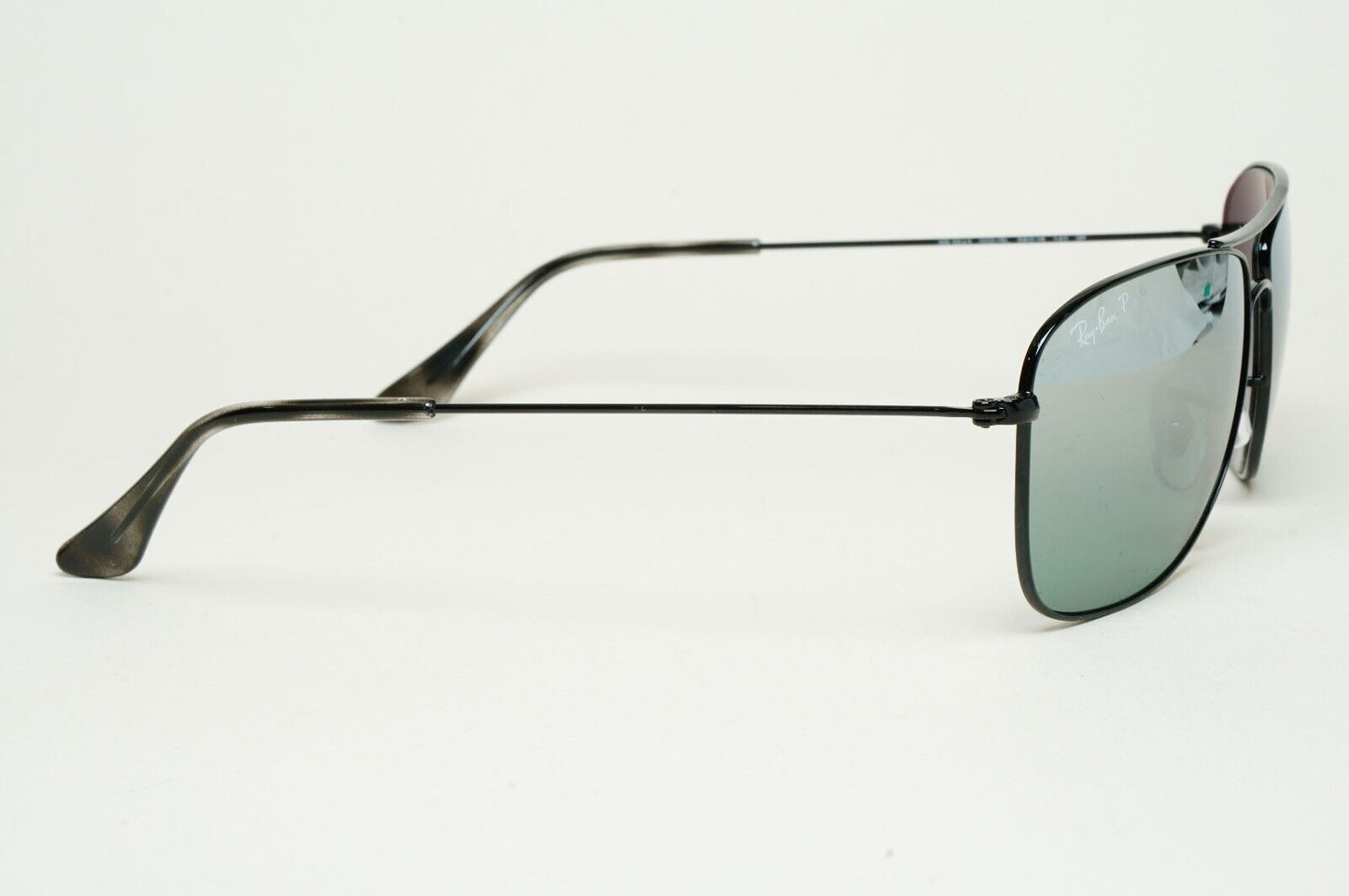 Ray-Ban Sunglasses Polarized Black Silver Chromance Mirror RB 3543 002/5L 59mm