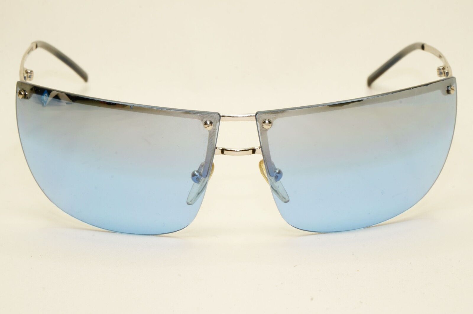 Gucci Sunglasses 2006 Vintage Blue Mirror Silver Wrap GG 2652/S YB7NL 081024