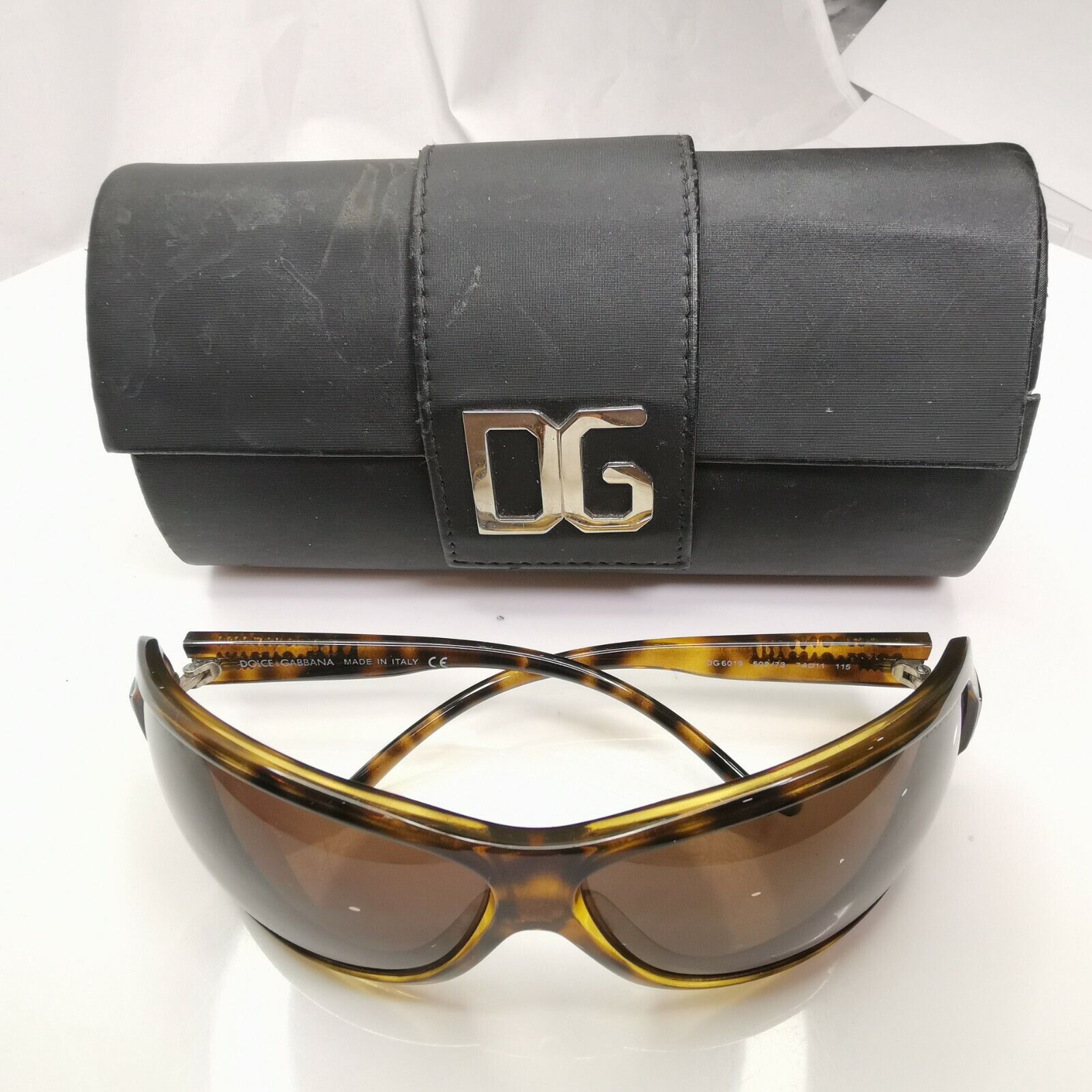 Authentic DOLCE & GABBANA Womens Vintage Sunglasses HAVANA DG 6019 502/73 27458