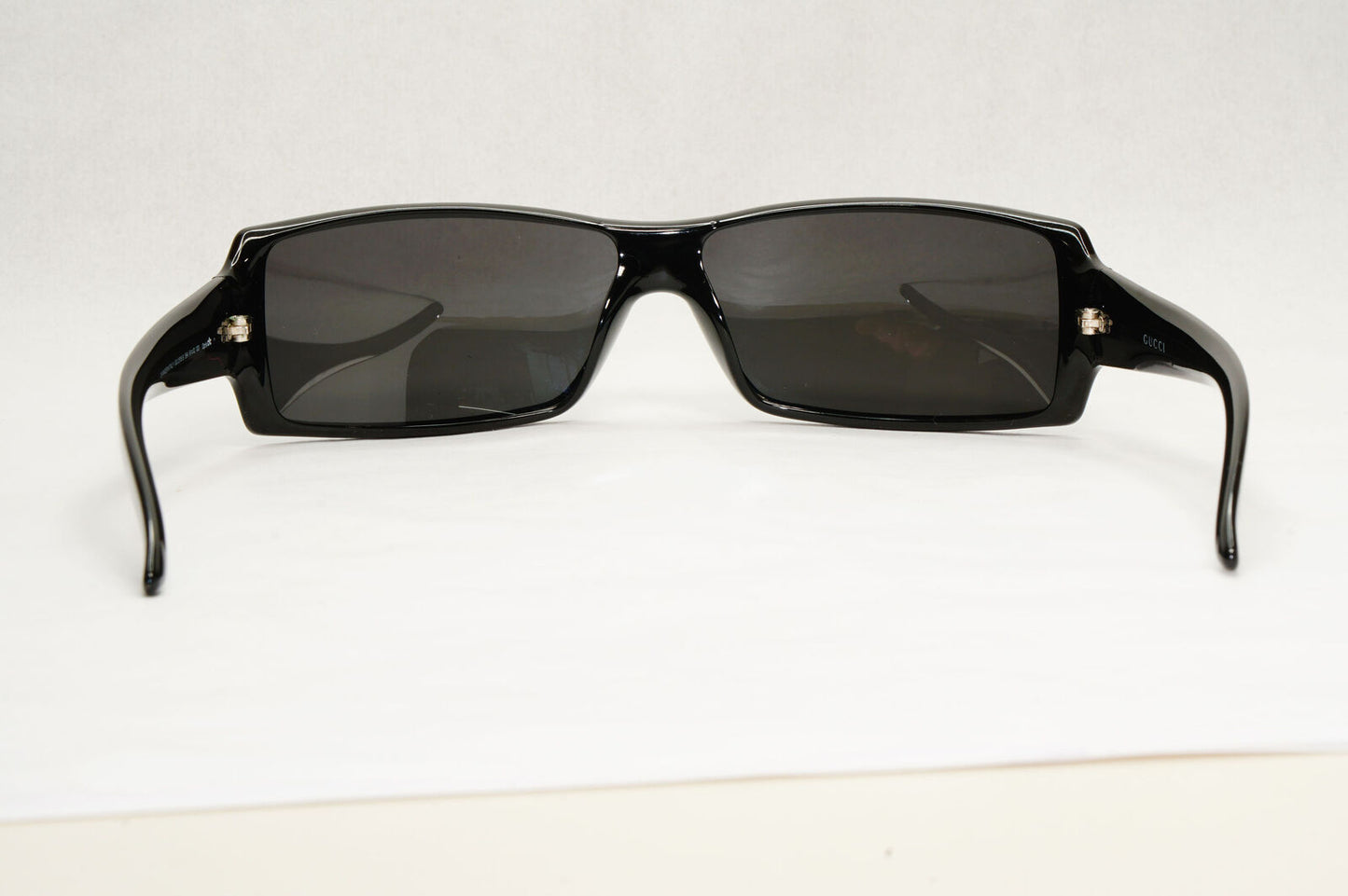 Gucci Sunglasses 1999 Vintage Black Rectangle Wrap Retro GG 2515/S 584 191223