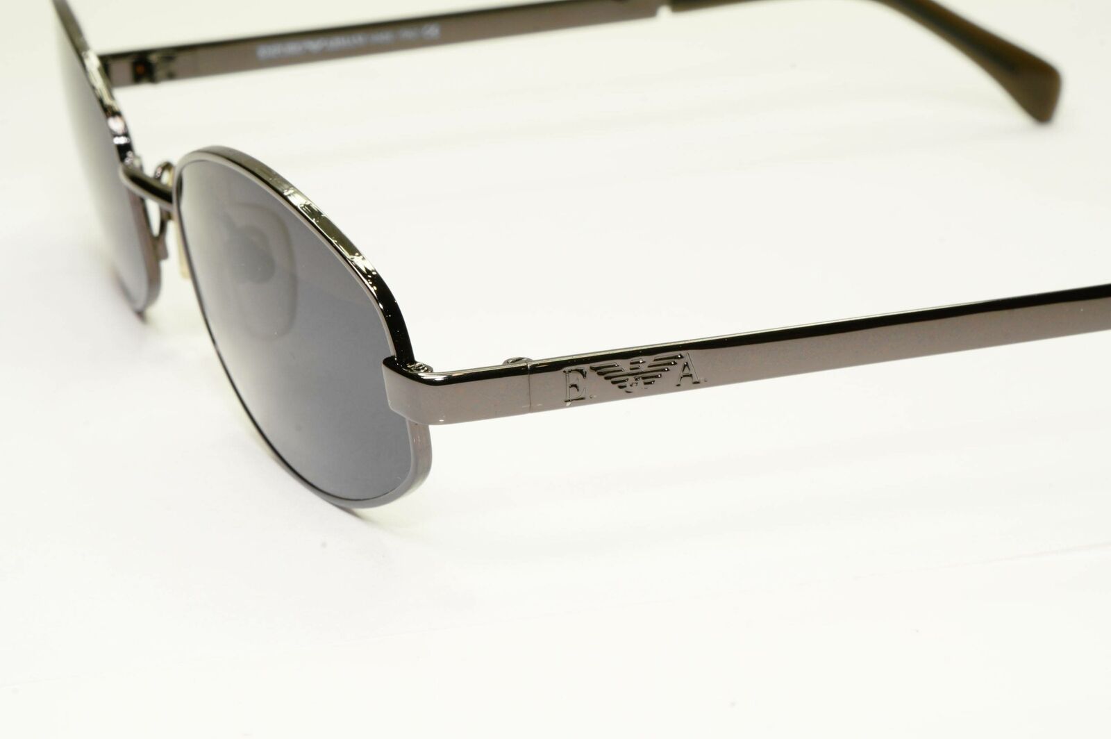 Emporio Armani 1997 Vintage Sunglasses Mens Womens Rectangle Gunmetal 063-S 976
