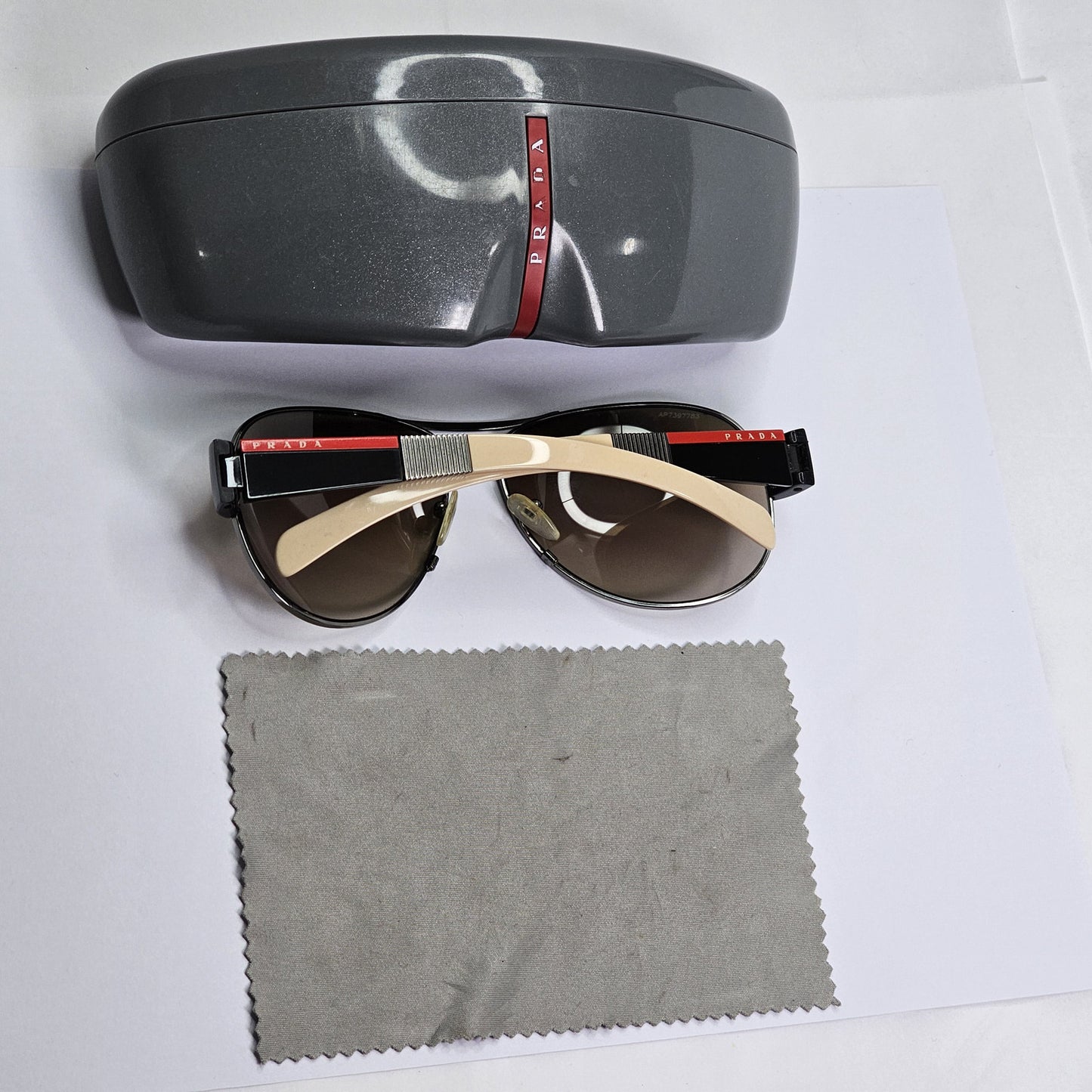 Prada Sunglasses 2006 Vintage Pilot Brown Black PS51HS SPS 51H 5AV-6S1 130224