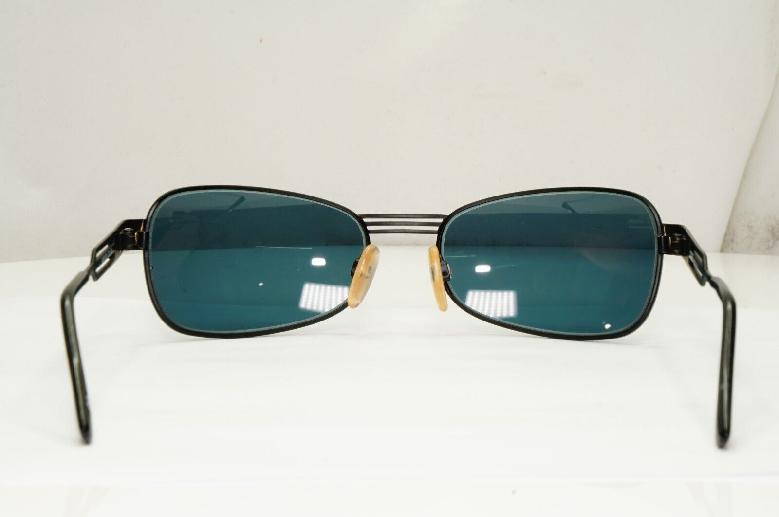 Versus 1996 by Gianni Versace Vintage Black Blue Grey Sunglasses MOD F33 COL 028