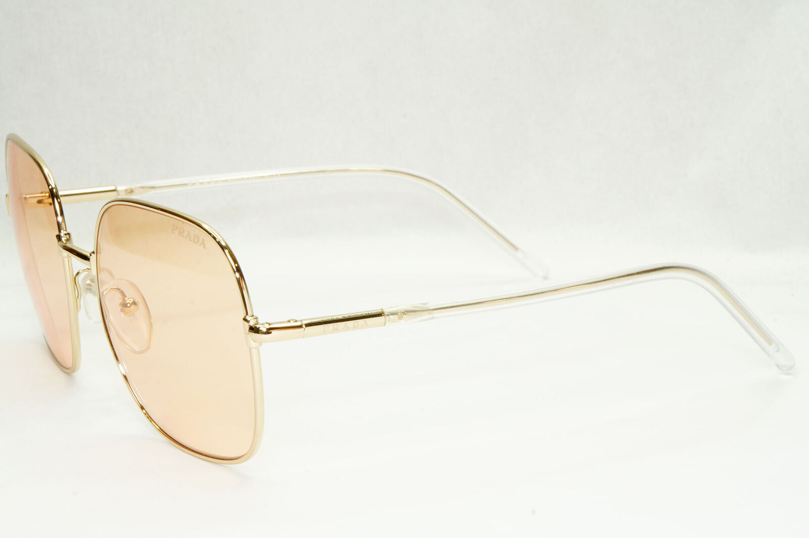 Prada Sunglasses Photochromic Gold Yellow Orange Metal PR67XS SPR 67X ZVN-09D