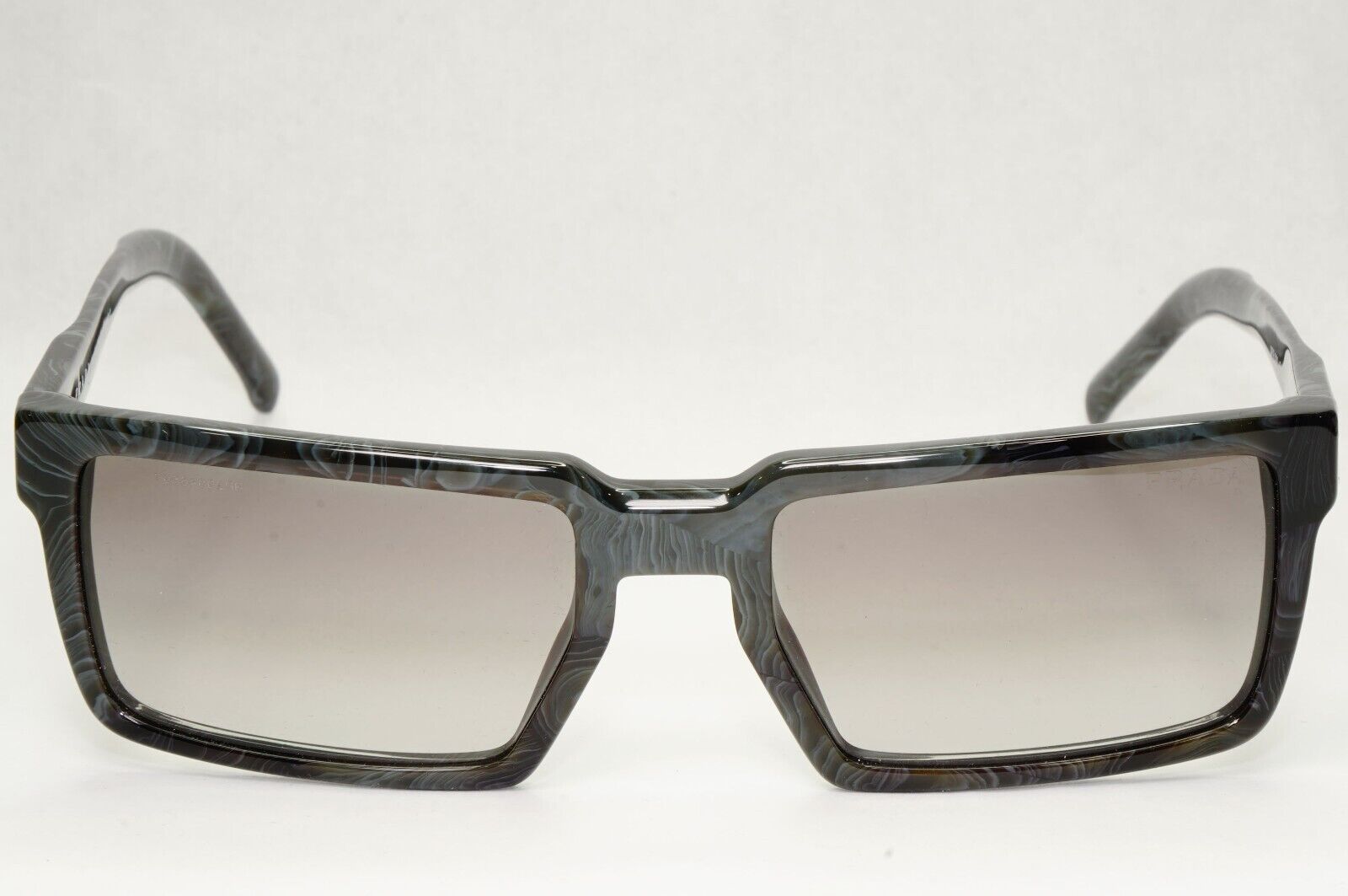 Prada Sunglasses Technique Grey Marble Gradient Square PR03SS SPR 03S UEK-0A7