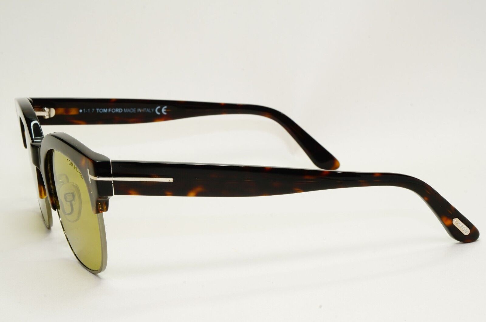 Tom Ford Sunglasses Harry-02 Glass Lens Brown Green Square FT0597 TF 597 52N