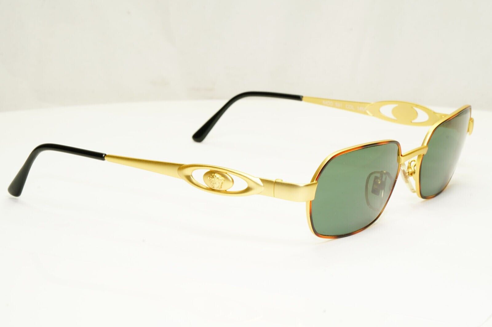 Gianni Versace 1996 Vintage Mens Metal Gold Medusa Sunglasses MOD S81 COL 14M