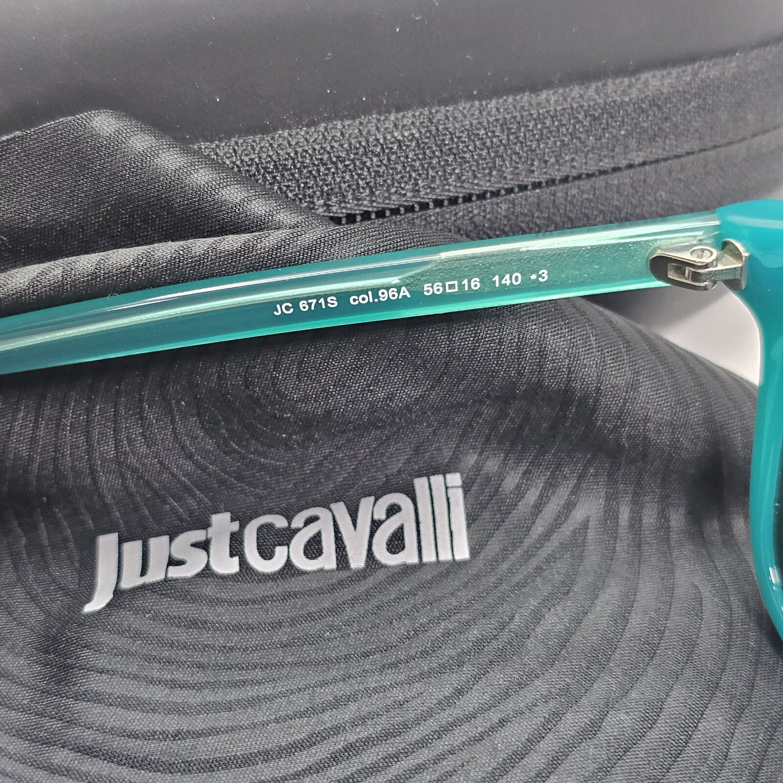 Just Cavalli Sunglasses Turquoise Blue Green Square JC 671S COL 96A 210124