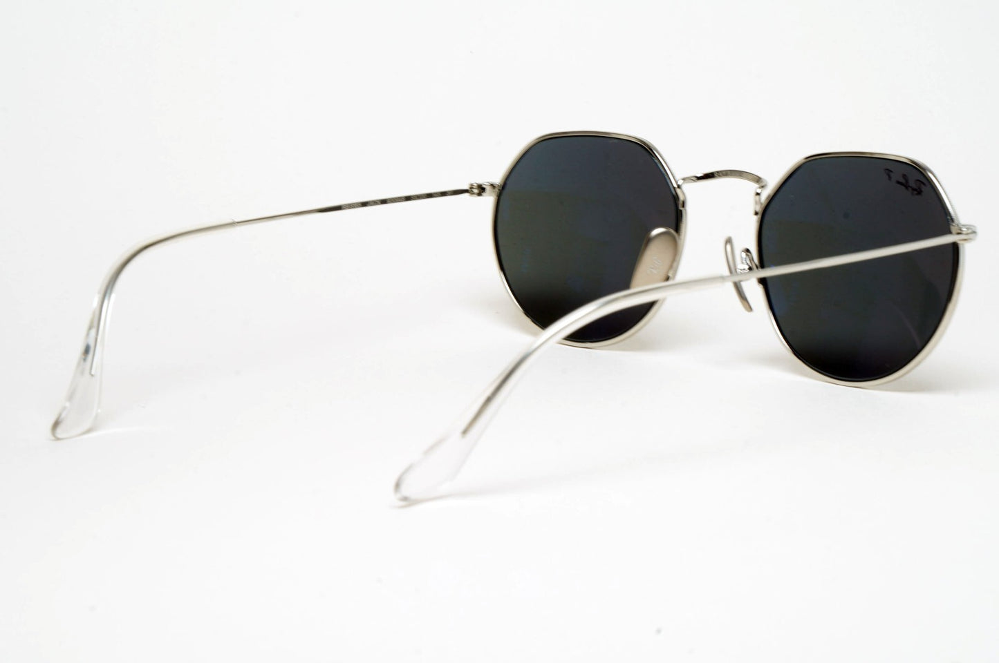 Ray-Ban Sunglasses Jack Titanium Polarised Silver Black RB 8165 9209/48 51mm