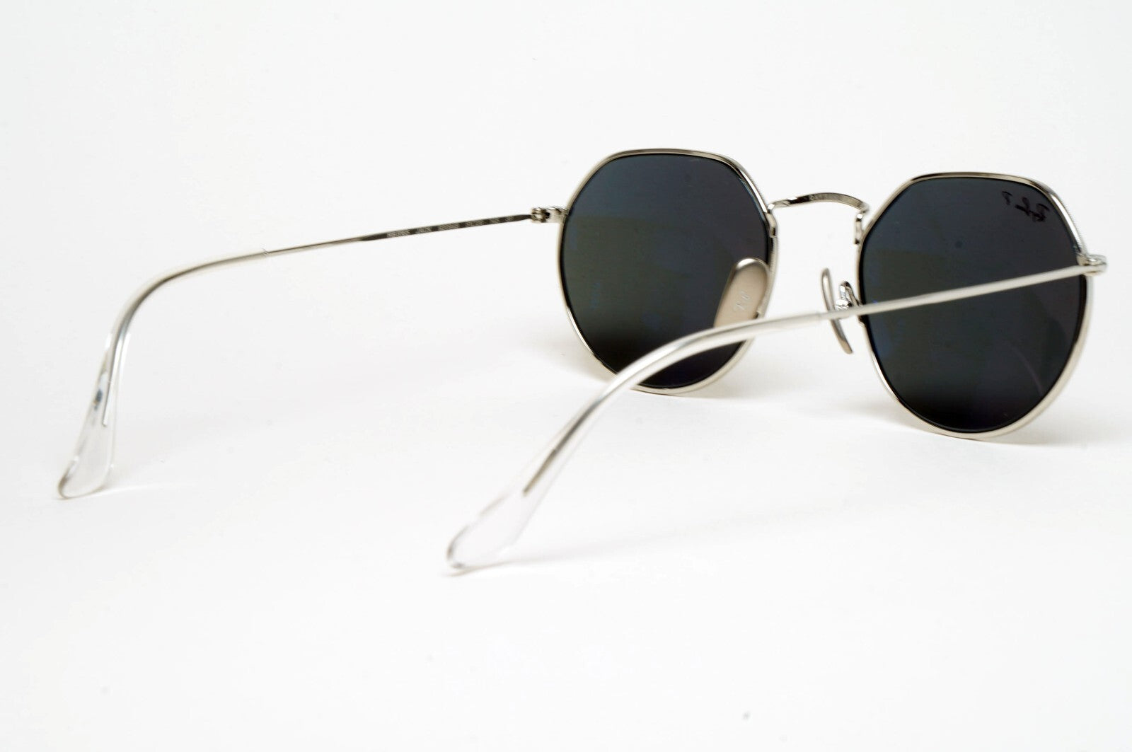 Ray-Ban Sunglasses Jack Titanium Polarised Silver Black RB 8165 9209/48 51mm