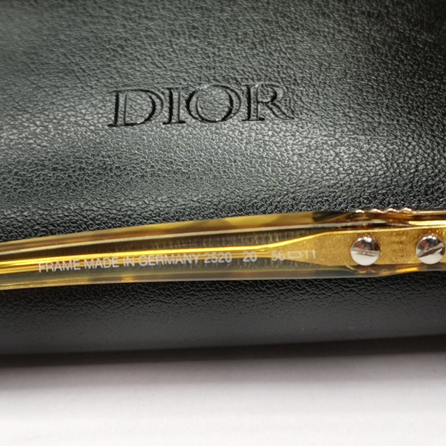 Dior 1990s Vintage Sunglasses Germany Gold Honey Transparent 2520 20 071222
