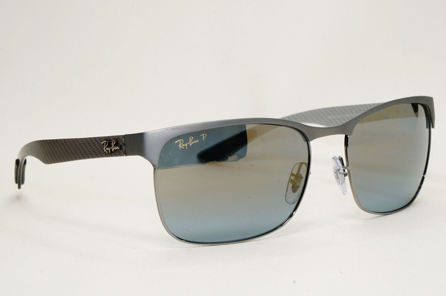 Ray-Ban Sunglasses Carbon Fibre Polarised Tech Chromance Grey RB 8319-CH 9075/J0