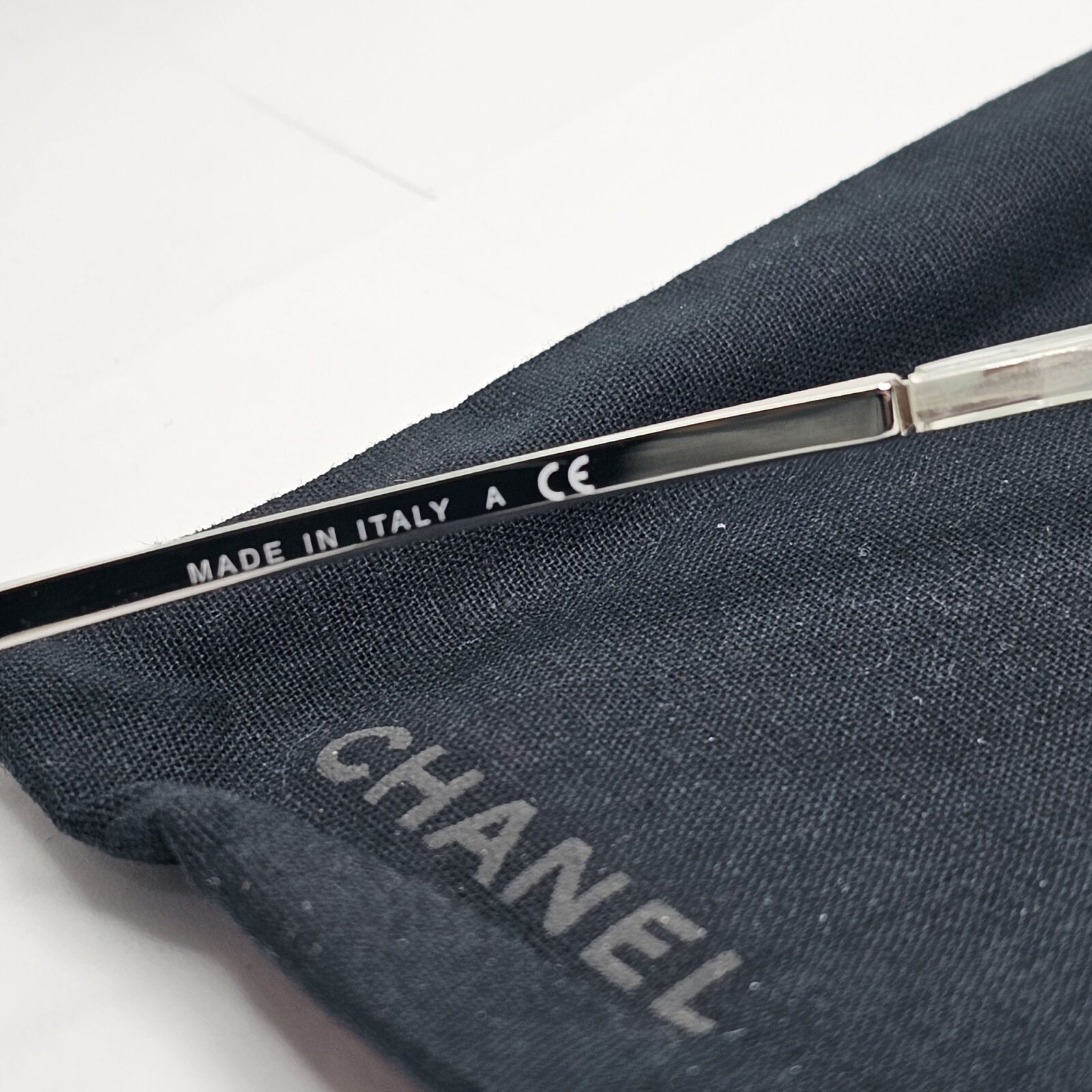Chanel Sunglasses Mirrored Orange Yellow Silver Rimless 4218 c.124/6Q