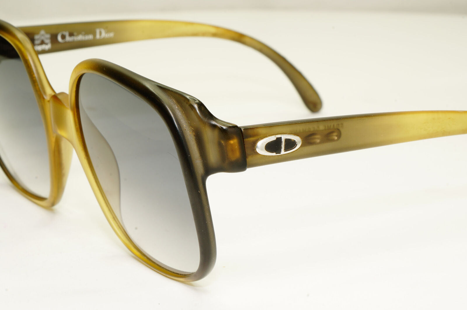 Christian Dior Green 1990s Germany Womens Vintage Sunglasses 2017 20 36393