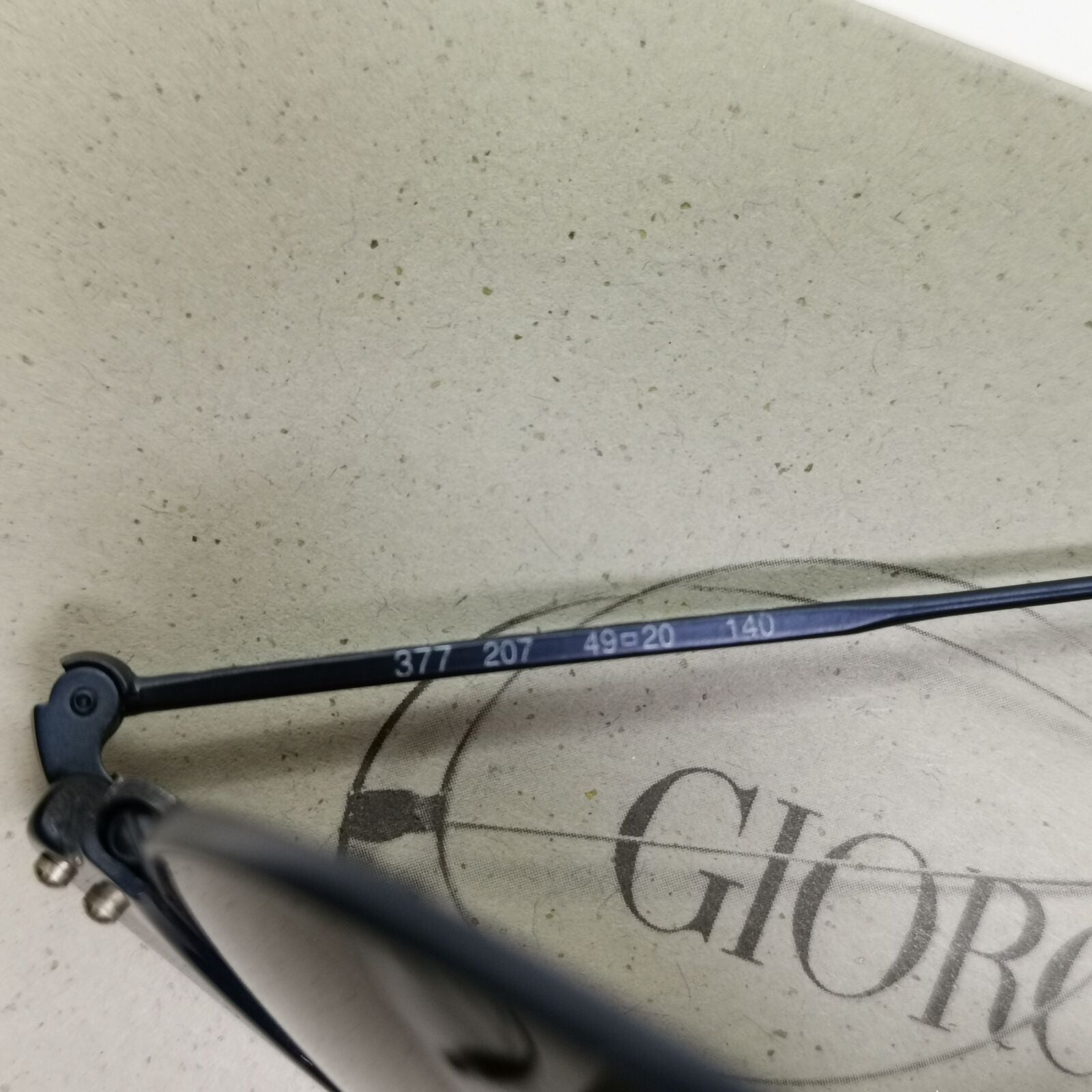 Authentic Giorgio Armani 1997 Vintage Sunglasses Blue Metal Mens Womens 377 207
