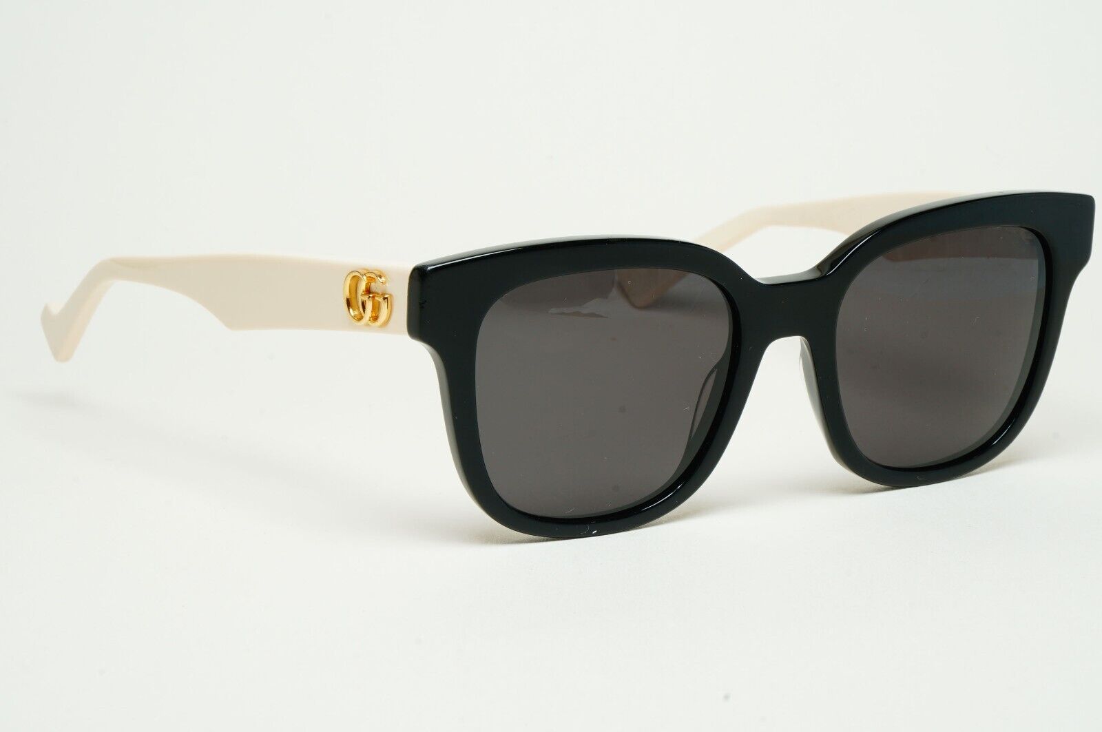 Gucci Sunglasses 2021 Black Beige Gold Square Small GG0958O 002 49mm 110225