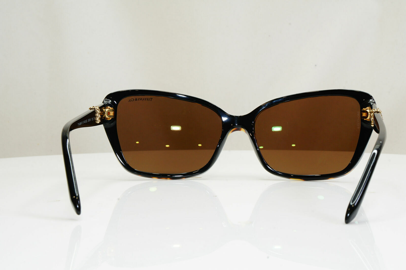 Authentic TIFFANY & CO Diamante Sunglasses GOLD FLOWERS TF 4069 8149/3G 26745