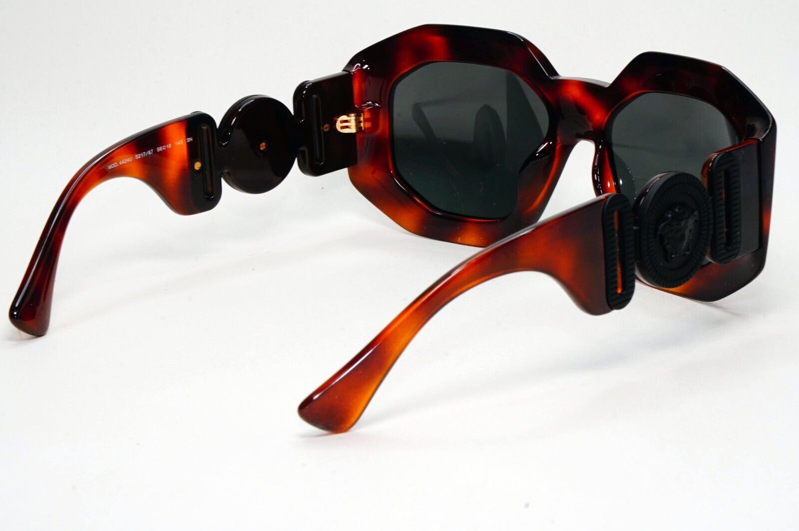 Versace Sunglasses Oversized Medusa Brown Black Large MOD VE 4424U 5217/87 56mm