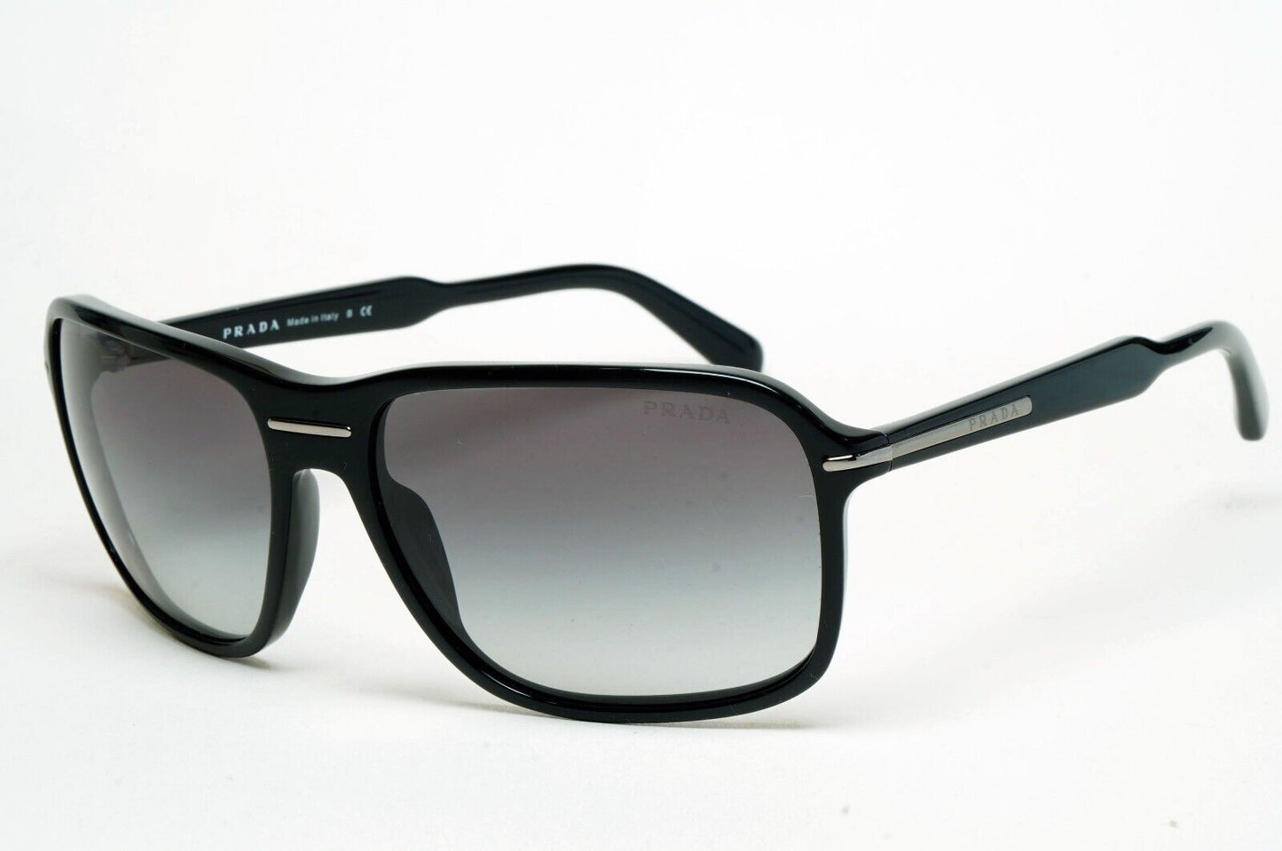 Prada Sunglasses 2011 Vintage Black Navigator Grey PR02NS SPR 02N 1AB-3M1 060125