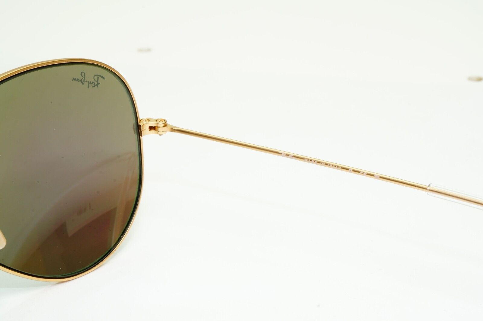 Ray-Ban Sunglasses Aviator Green Mirror Matte Gold Flash RB 3025 112/19 58mm