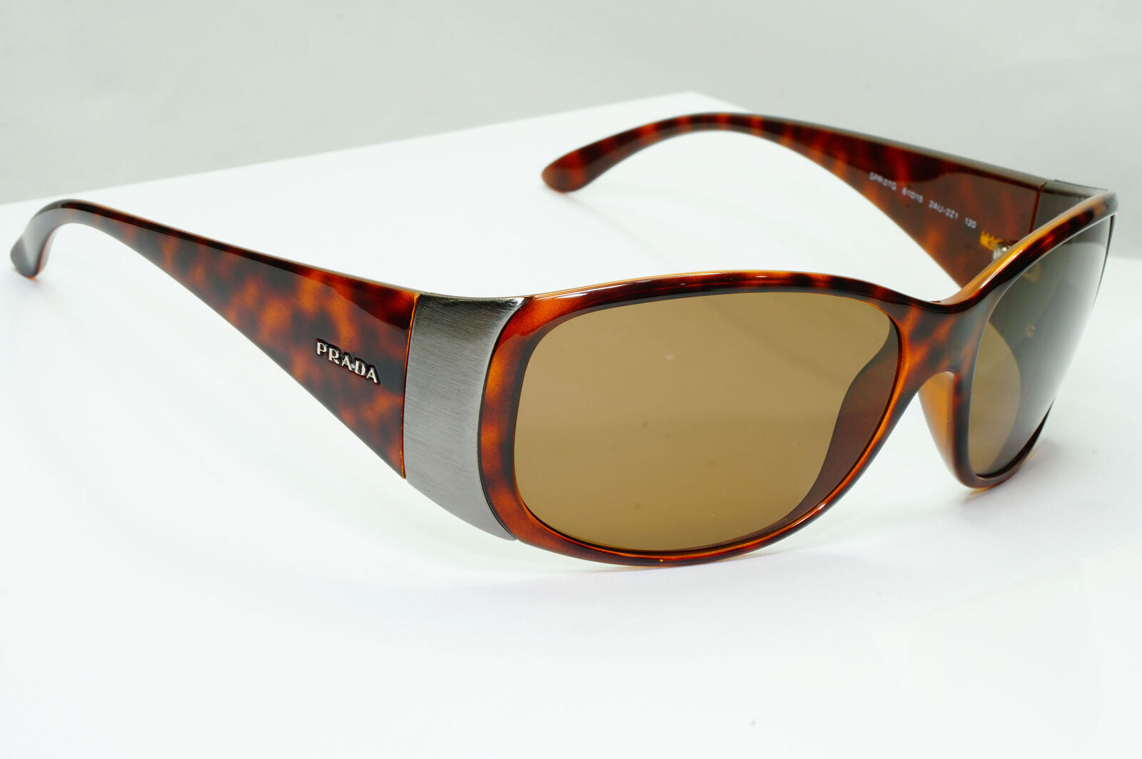 Prada 2005 Sunglasses Vintage Brown Tortoiseshell PR07GS SPR 07G 2AU-2Z1 190123