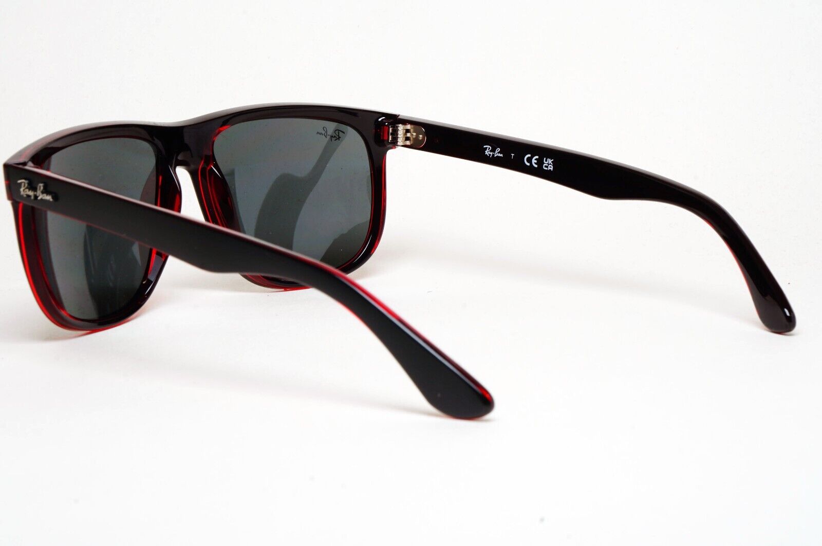 Ray-Ban Sunglasses Boyfriend Black Matte Square 6171/87 56mm