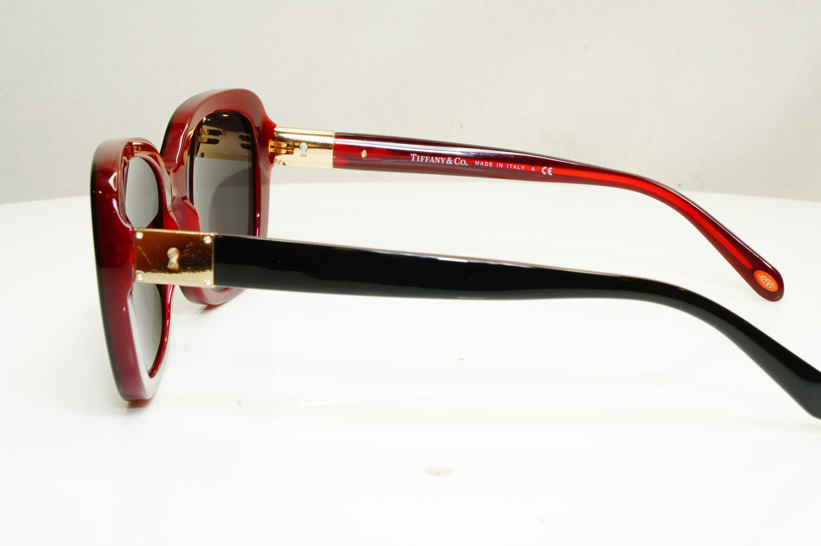 Authentic Tiffany & Co Womens Sunglasses Black Gold Locks TF 4091 8156/3C 30361