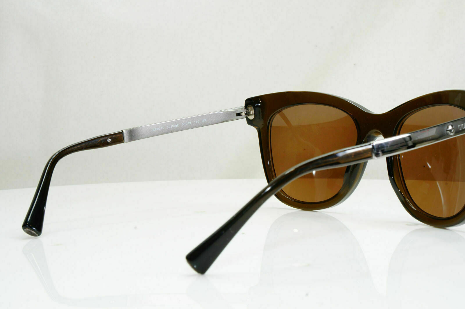 Authentic GIORGIO ARMANI Womens Sunglasses Brown Vintage AR 8011 5030/8E 27025