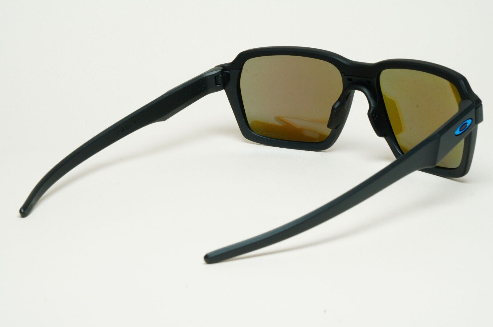 Oakley Sunglasses Parlay Polarized Black Blue Prizm Sapphire OO 4143 05