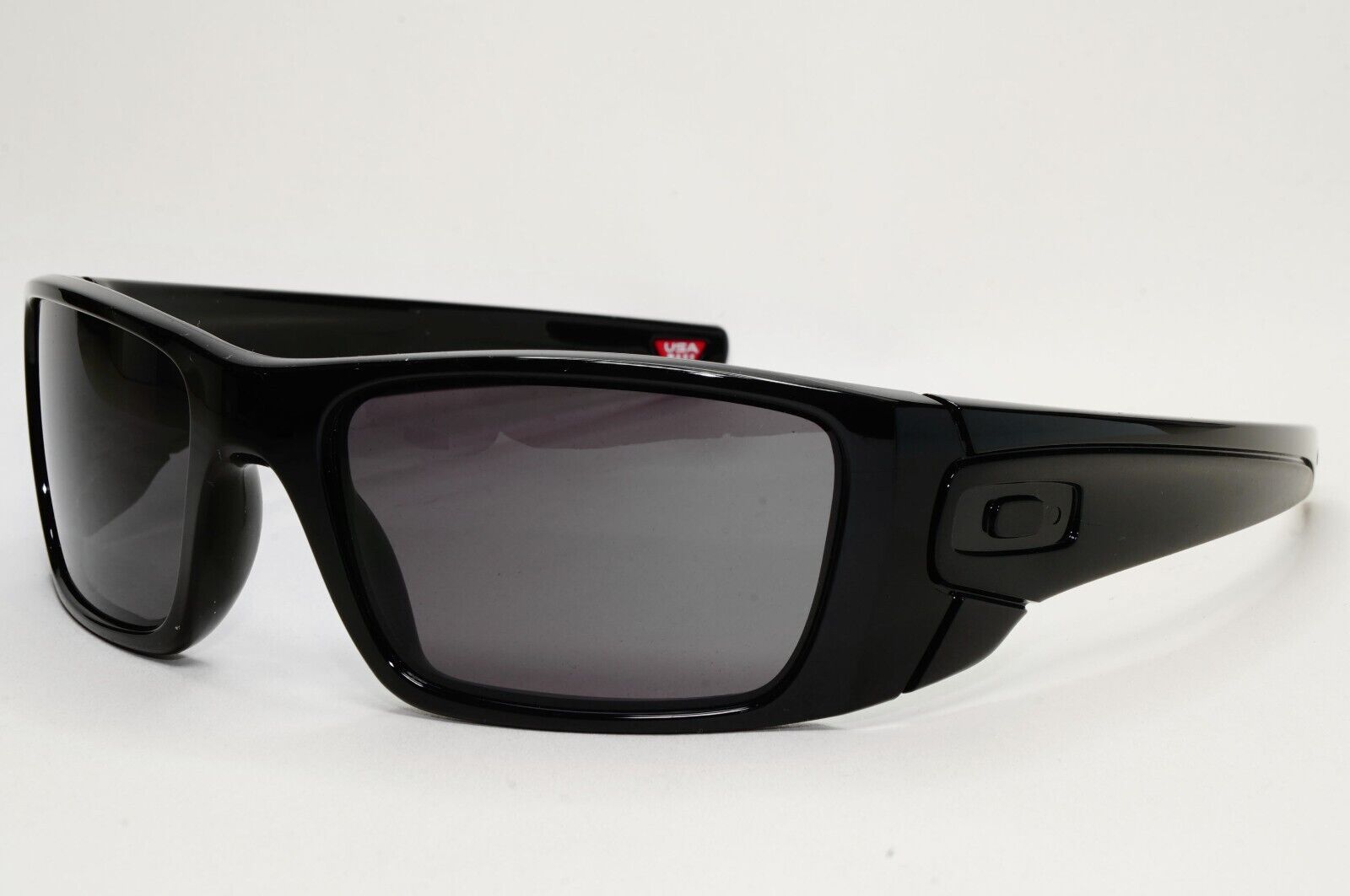 Oakley Sunglasses Fuel Cell Black Polished Warm Grey OO 9096 01 Wrap 60mm [a]