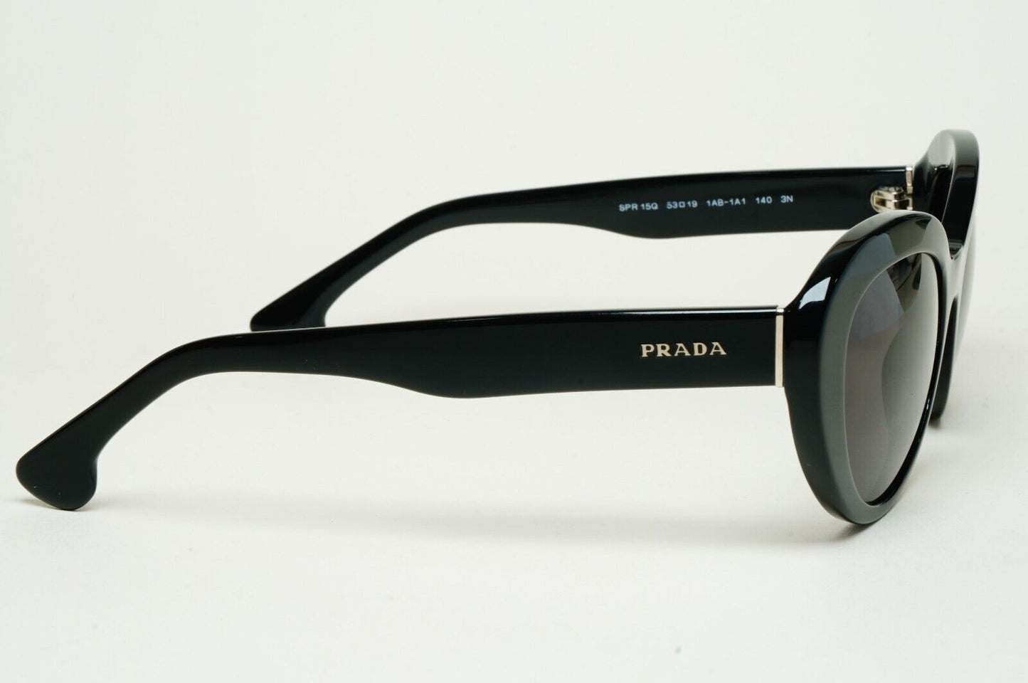 Prada Sunglasses 2015 Black Glossy Portrait PR15QS SPR 15Q 1AB-1A1 53mm 170125