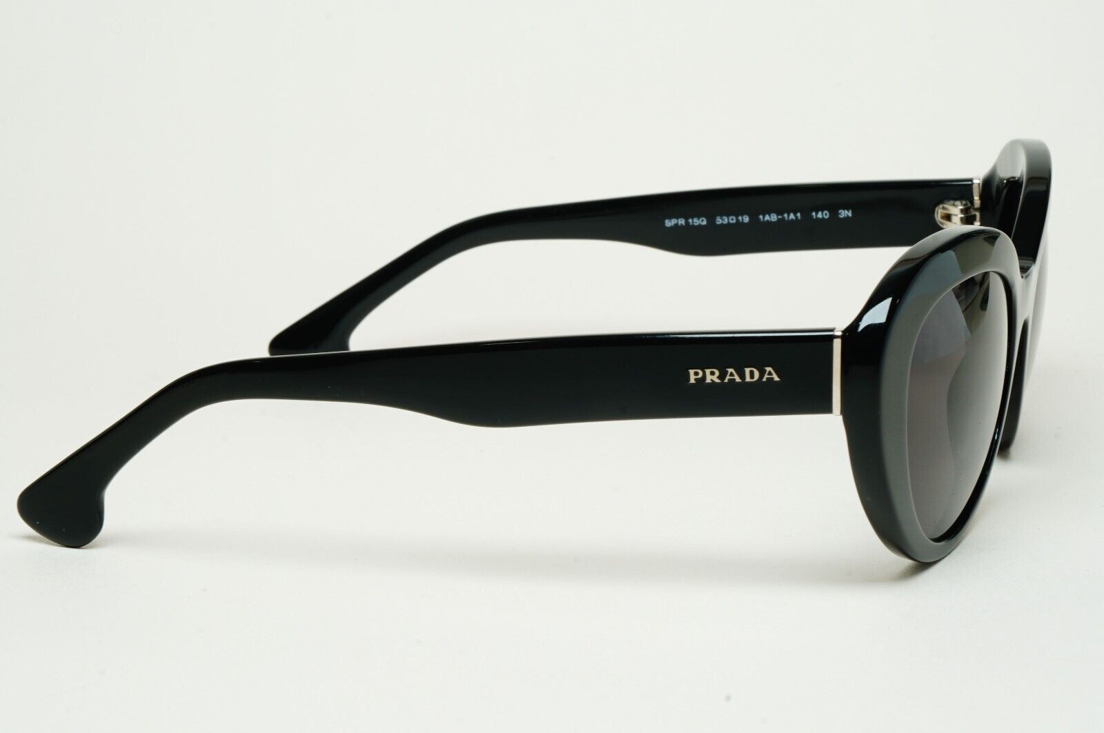 Prada Sunglasses 2015 Black Glossy Portrait PR15QS SPR 15Q 1AB-1A1 53mm 170125