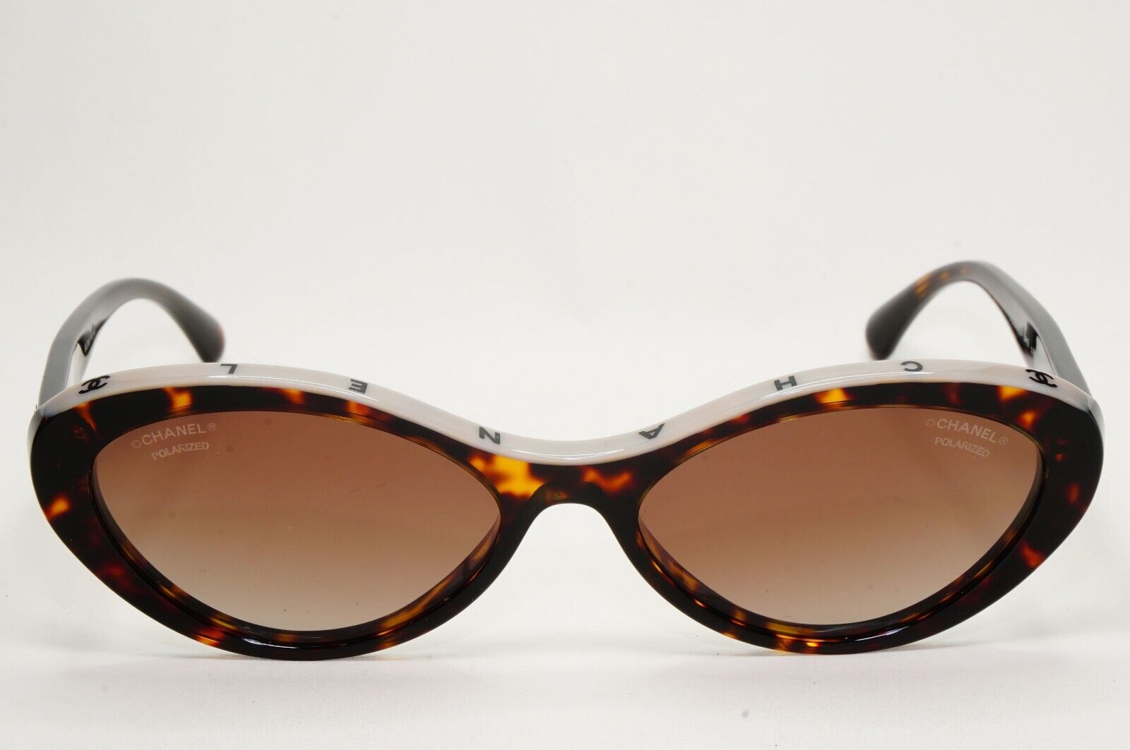 Chanel Sunglasses Polarised Letters Brown Tortoise Beige 5416 c.1682/S9 57mm