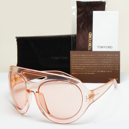Tom Ford Sunglasses Serena-02 Pink Ski Large Oversized FT0886 TF 886 72Y