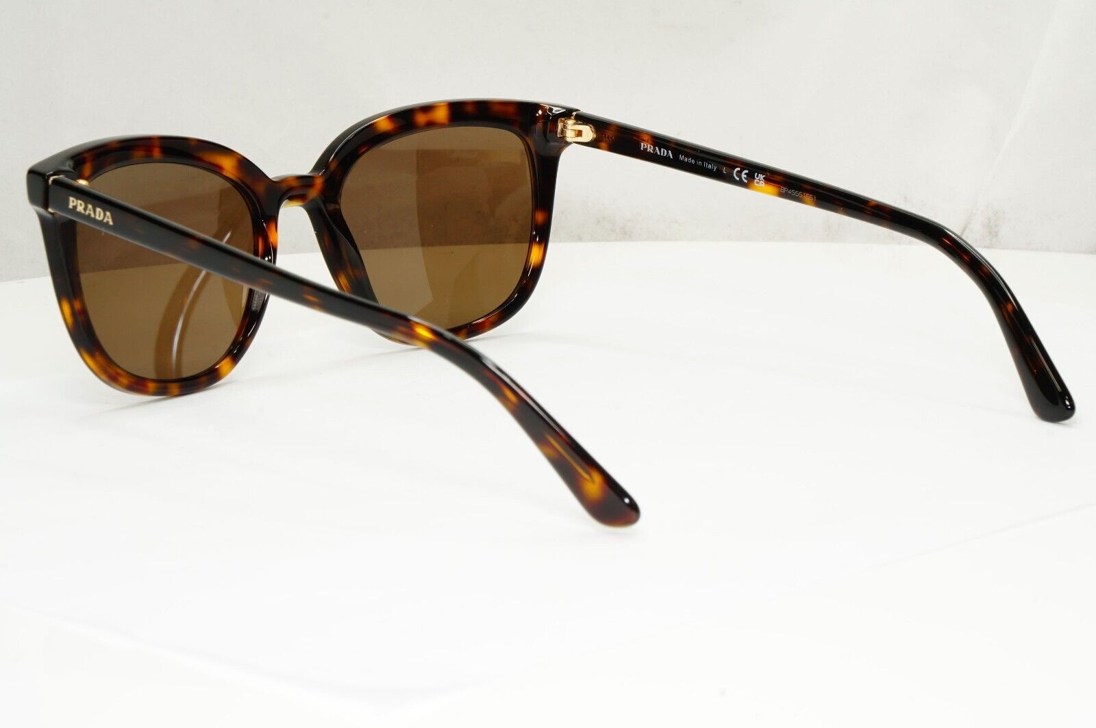 Prada Sunglasses Brown Tortoiseshell Square PR03XS SPR 03X 2AU-8C1 53mm