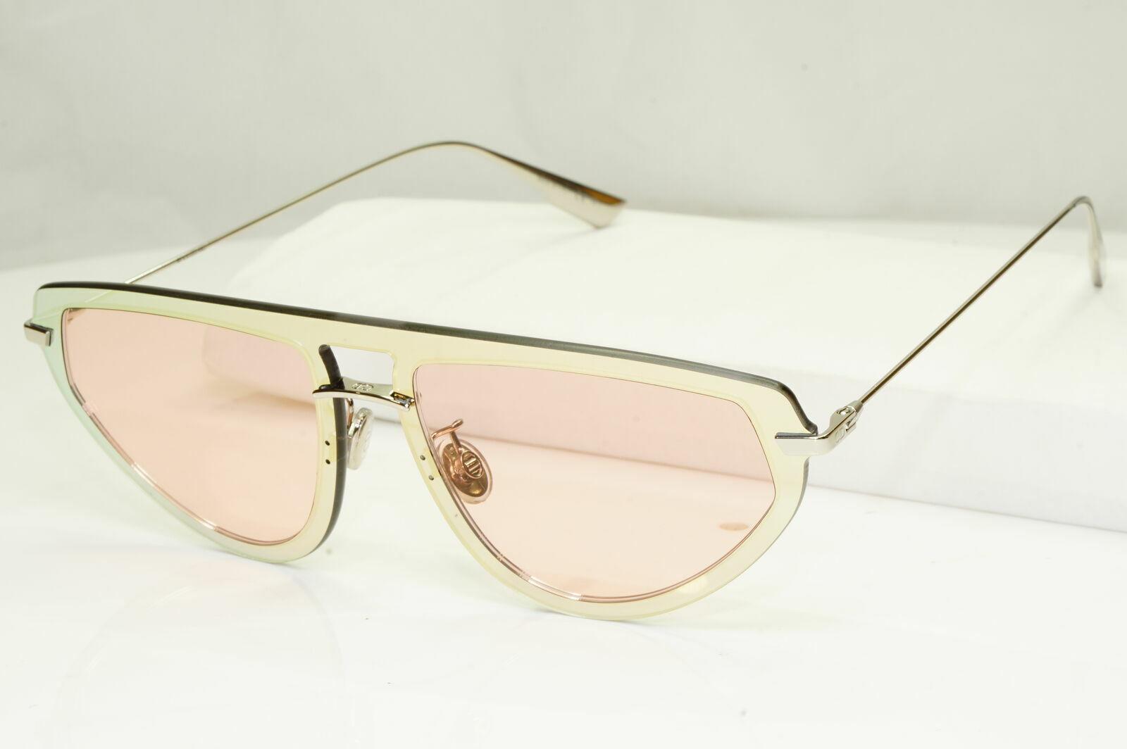 Dior Mirror Gold Orange Peach Pink Flat Womens Sunglasses Ultime 2 OFYJW