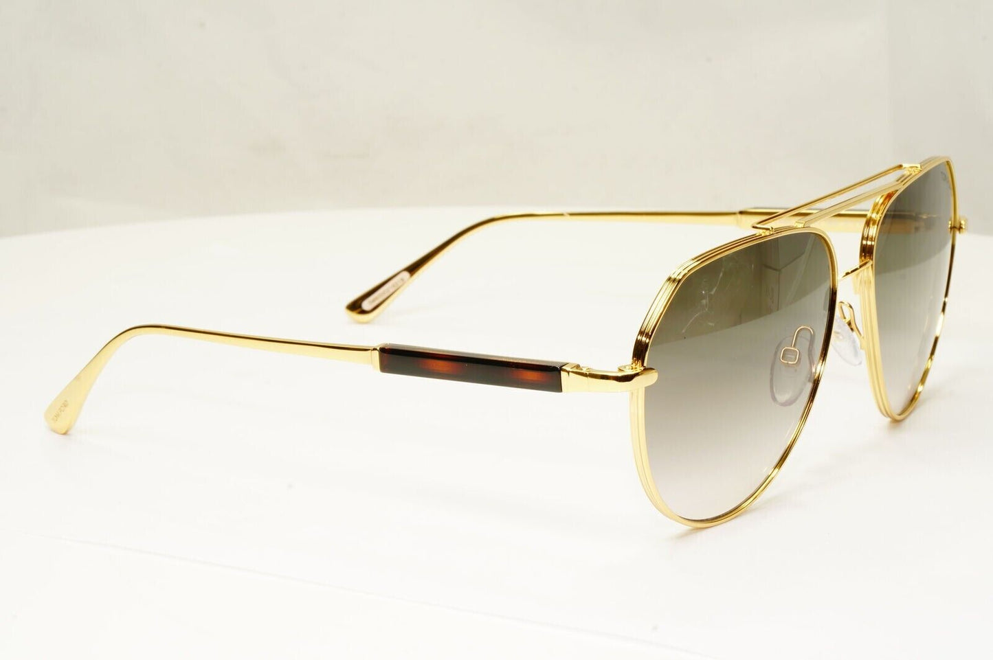 Tom Ford Sunglasses Gold Pilot Metal Brown Andes FT0670 TF 670 30B [b] 38157