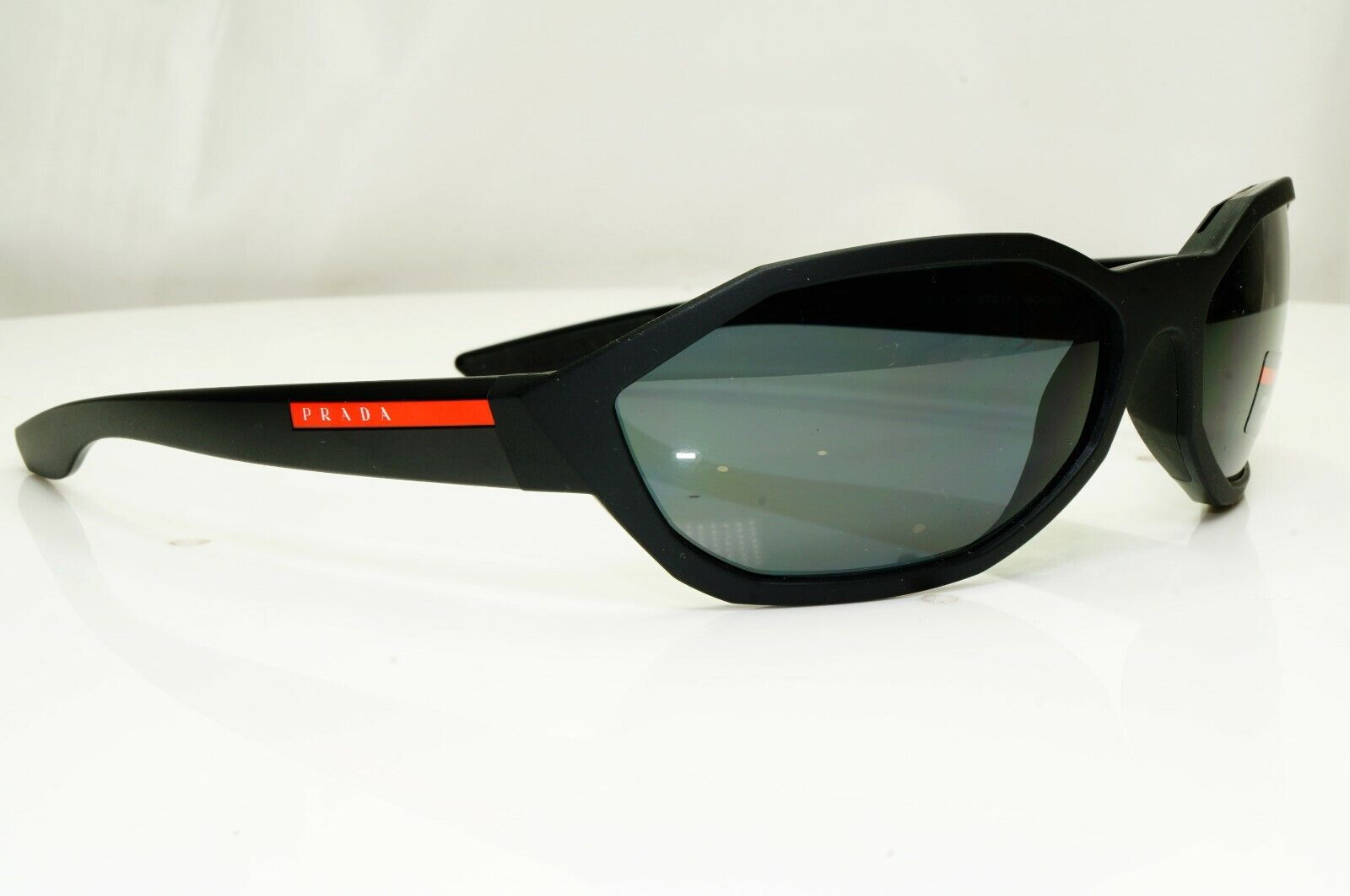 Authentic PRADA SS19 Mens Polarized Boxed Sunglasses Black SPS 04U 1BO-5Z1 27451