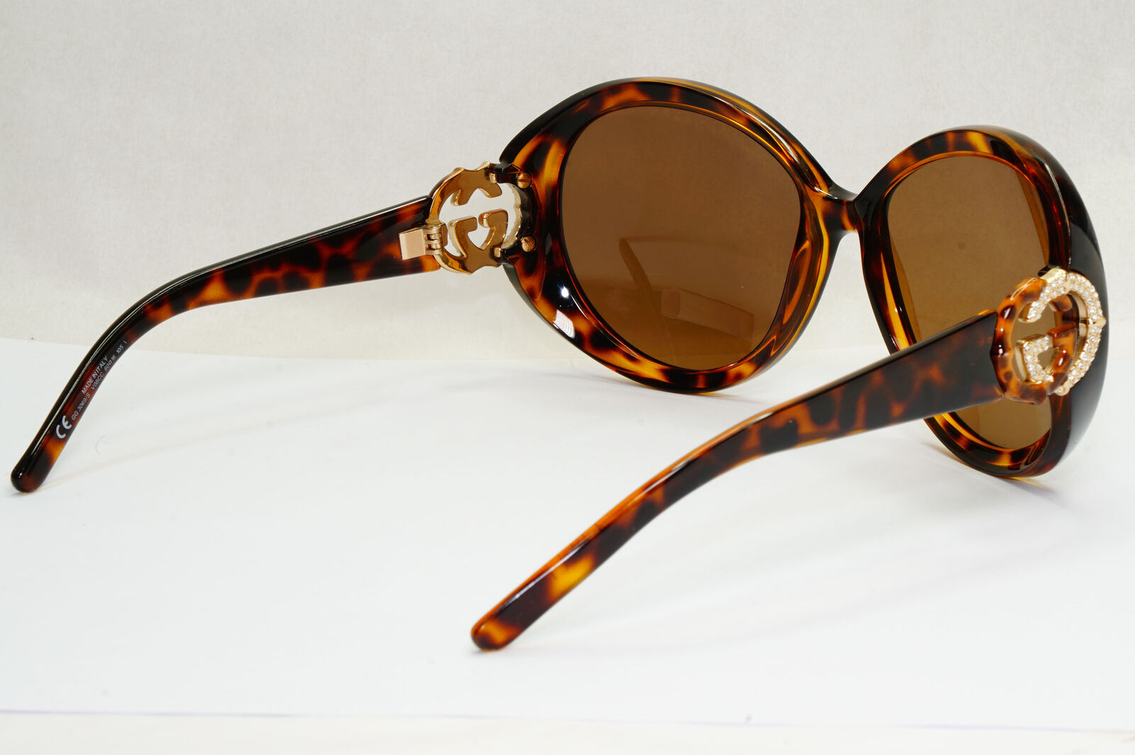 Gucci Sunglasses 2009 Vintage Brown Tortoise Gold Large GG 3069/S V08CC 180224
